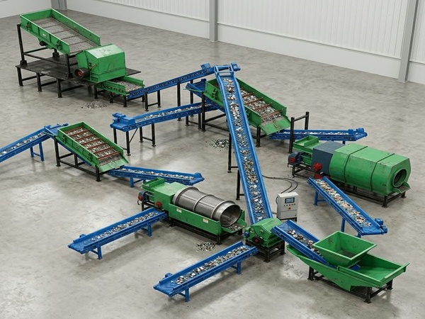 生活垃圾分選處理設(shè)備生產(chǎn)線